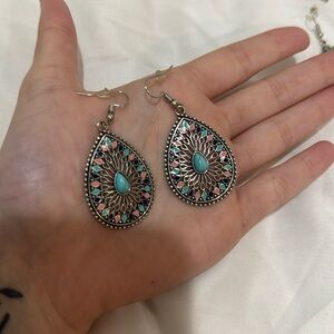 western earrings